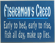2039 Fishermans Creed Plaque