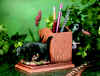 Labrador and Duck Pen & Pencil Holder #3139