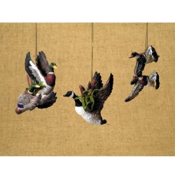 Mallard, Duck and Goose Ornaments - Trio DU0124