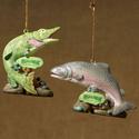 Field & Stream Trout/Pike Ornaments FS0123