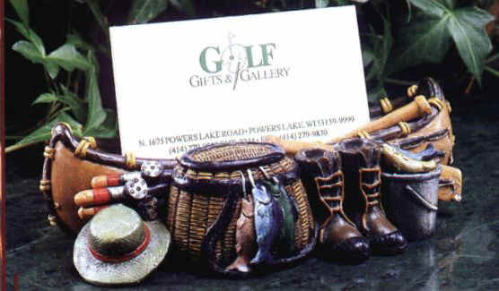 Fishing Business Card Holder