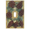 Pinecone Lodge Single Switch Plate