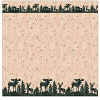 Woodland Silhouette Shower Curtain